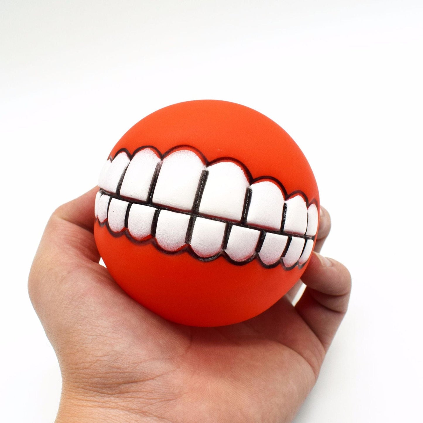 Dog Ball Funny Teeth Squeaker