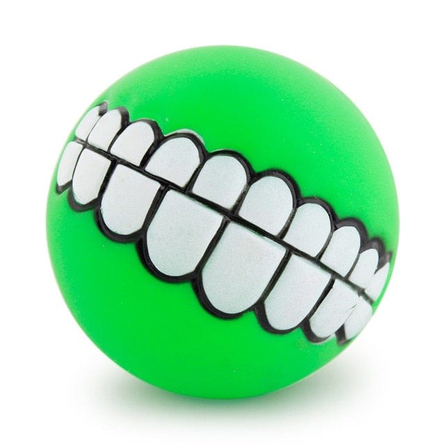 Dog Ball Funny Teeth Squeaker