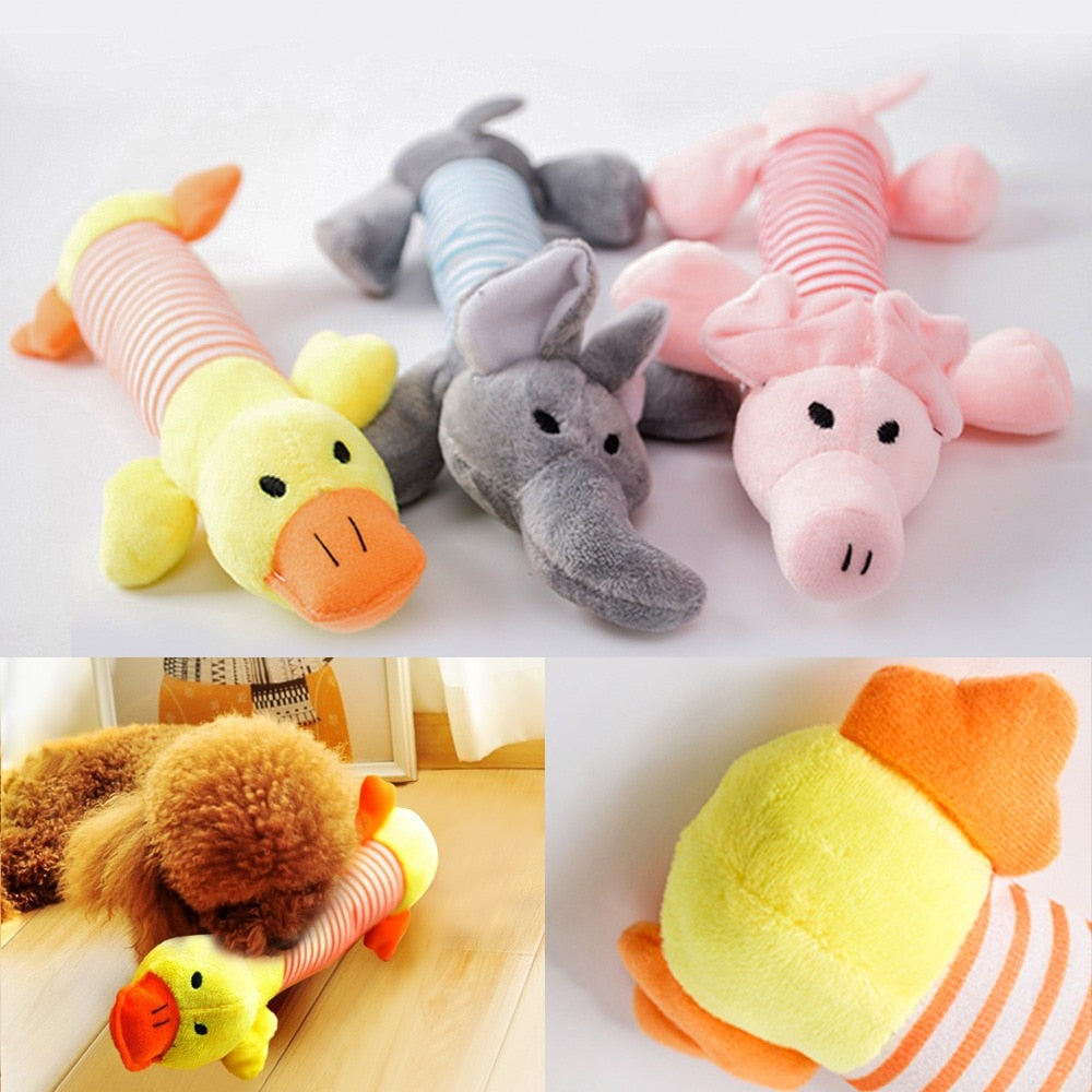 Plush Squeaky Chew Toy for Large Dogs