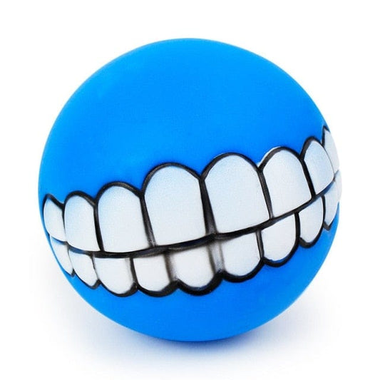 Dog Ball Funny Teeth Squeaker